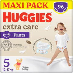 Huggies Extra Care bleer, str. 5 (12-17 kg), Disney design, 96 stk.