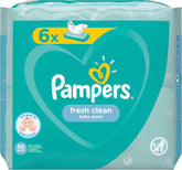 Pampers 81688049 Friske rene babyservietter, hvide