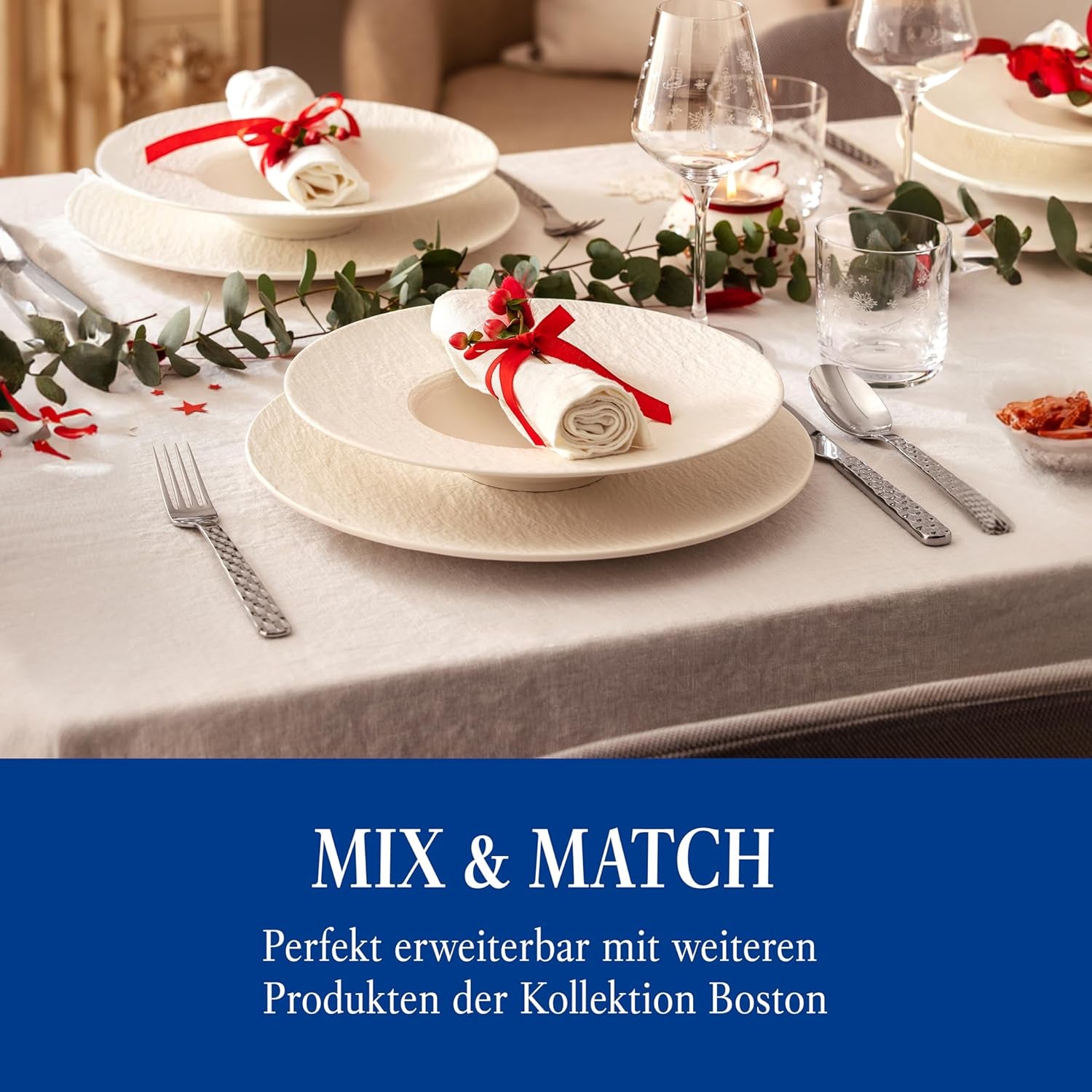 Villeroy & Boch - Boston set tacâmuri 30 piese, 6 persoane Bucatarie Naty Shop