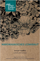 Marokkansk hør (Linaria maroccana) ca. 2000 frø af enårig sommerblomst, langblomstrende afskårne blomst