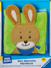 ministeps: Prima mea carte cu zornăitori: De la 0 luni Jucarii Bebe Naty Shop