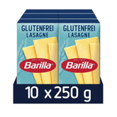 Barilla Pasta Glutenfri Lasagne, lavet med lækker majs og ris, perfekt til personer med cøliaki eller glutenintolerance, pakke med 10 stk (10 x 250 g)