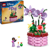LEGO Ç€ Disney Encanto Isabellas urtepotte, børnesæt med bygbar legetøjsorkide, dekorativt byggesæt med filmfigur minidukke, gaveidé til piger og drenge fra 9 år 43237 Byggesæt Beuche den LEGO-Store Single
