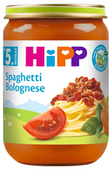 Hipp Spaghetti Bolognese, pakke med 6 stk (6 x 190 g) - økologisk