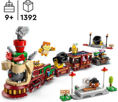 LEGO Super Mario Express Bowser Train Kids Adventure Legesæt med Hammer Brother 2 Gumbas og 2 Parapunctures Nintendo Gave til drenge Piger Gamers 71437 Byggesæt Besuche den LEGO-Store
