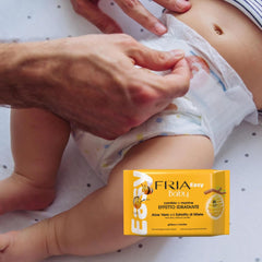 Lette babyvådservietter med aloe vera og honningekstrakt fugtgivende hud, dermatologisk testet, pakke med 20 servietter