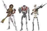 Star Wars Black Series Magna Raider, Super Battle Droid, Jedi Battle Droid: Survivor Action Figures 3-pack, skala 15 cm Actionfigurer Naty Shop Standard titel