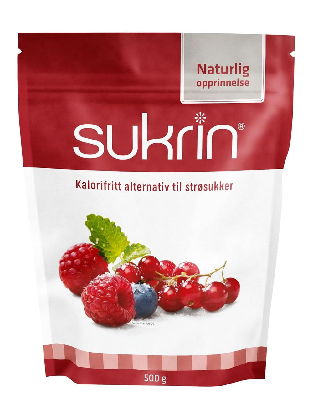 Sukrin Erythritol, naturligt alternativ til sukker uden kalorier, 1 pakke, 500 gram Sweeteners Naty Shop
