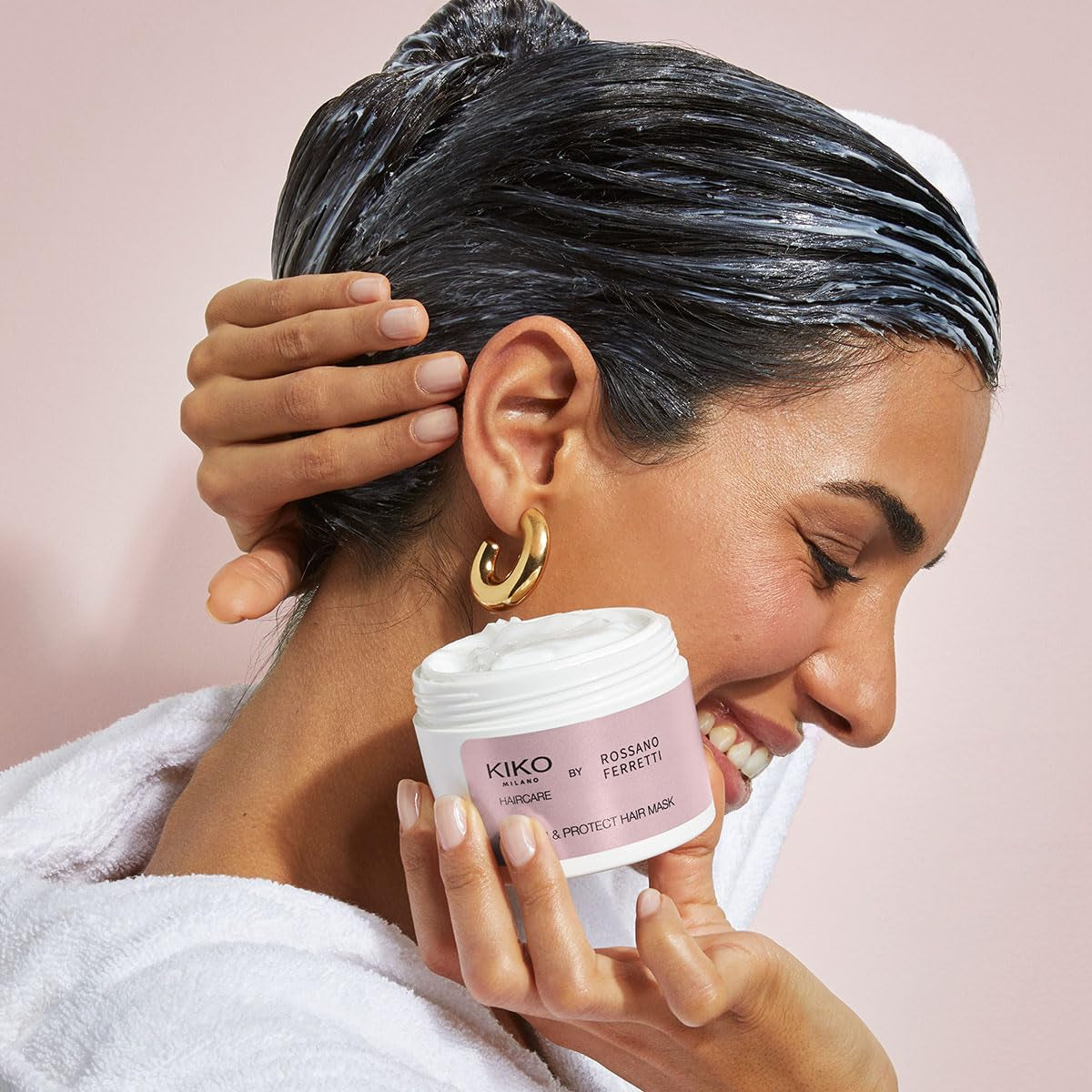 KIKO Milano Nourish & Protect Hair Mask, Mască de păr hrănitoare și reparatoare Masca de par Naty Shop