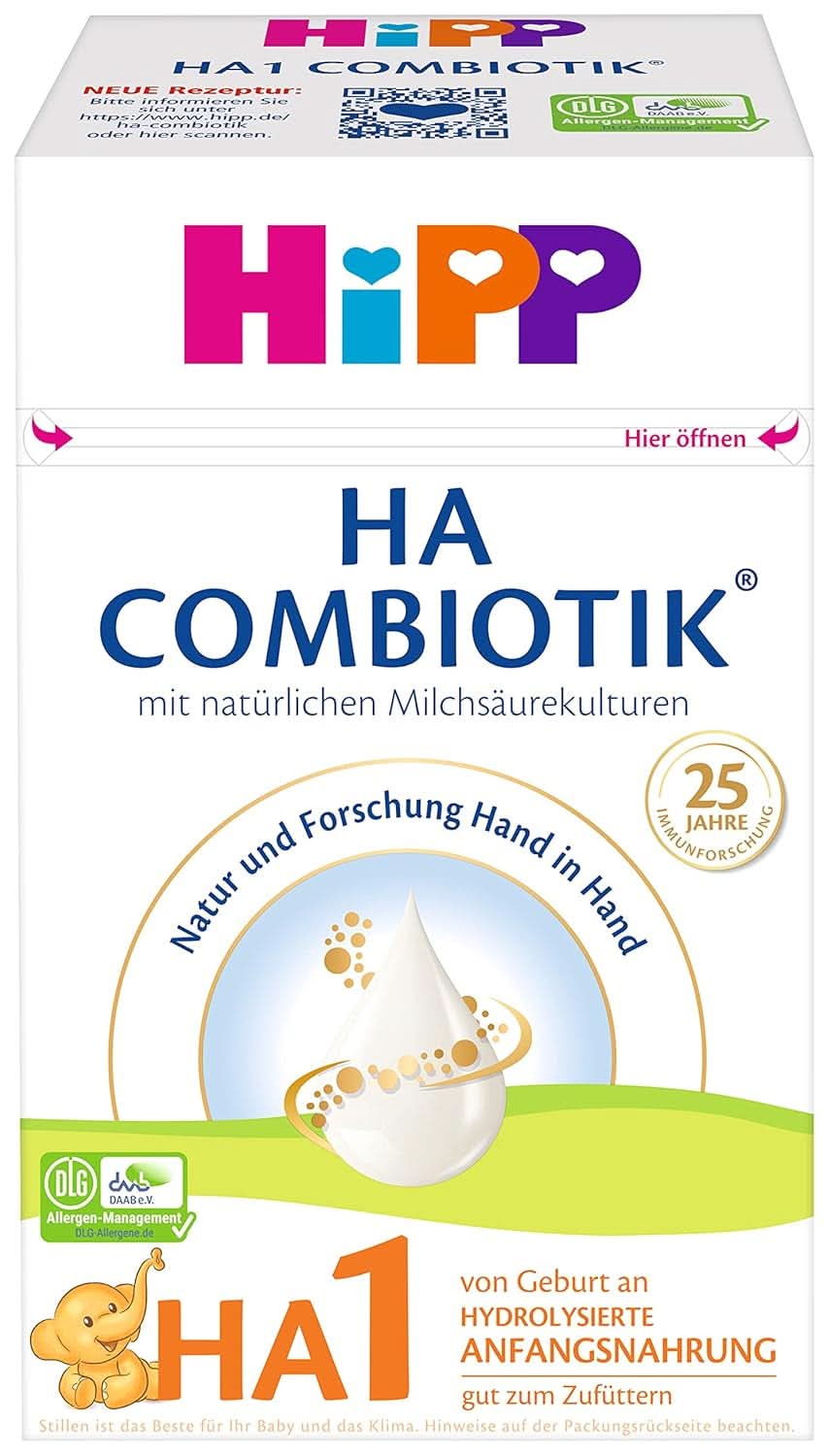 Hipp Milchnahrung HA Combiotik HA1 Combiotik, 600G, 4Er Pack (4 X 600G) Mama si Copilul Naty Shop
