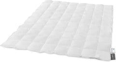 Traumnacht Basic Plapumă ușoară din puf cu puf alb nou (60%) și pene (40%), DIN EN 12934, 135 X 200 Cm, Down Pass și certificat Oeko-Tex, produs în conformitate cu standardul de calitate german Plapumi si pilote Naty Shop 60 la sută puf / 40 la sută pene Pătură ușoară de vară 135 X 200