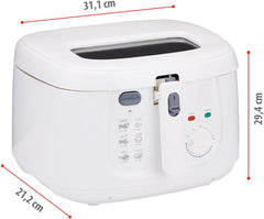 Alpina frituregryde 2.5L DF-165, 1800W - Justerbar temperatur op til 190°C Hvidevarer Naty Shop