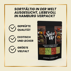 Colorant alimentar portocaliu Spice up 50G – Colorant alimentar portocaliu 50G – Pudră de culoare strălucitoare pentru idei de bucătărie și copt – Pentru deserturi, băuturi, curry și decorațiuni creative – Vegan și fără aditivi artificiali