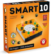 Piatnik 7167 - Smart 10 | Det revolutionære know-it-all brætspil | For Quiz-entusiaster | Hvem er kongen af quizzer? | Alder 12+ | A til Z vidensspørgsmål | Til hjemmet og ude
