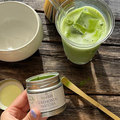 Ceremonial Matcha Japan 30G - Testat în laborator - Frunze Tencha First Flush umbrite Calitate ceremonială, pudră de ceai verde din Kagoshima, Teaclub
