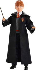 Mattel Harry Potter - Ron Weasley Sammlerpuppe (ca. 26 cm) med Hogwarts-uniform, Gryffindor-Robe og Zauberstab, Spielzeug ab 6 Jahren FYM52