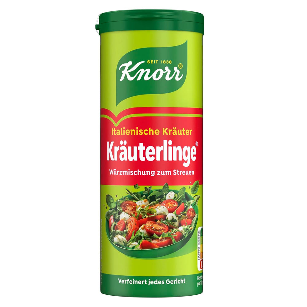 Knorr Kräuterlinge Italienische Kräuter Würzmischung zum Streuen für Pasta, Gemüse eller enen Salat 60 g