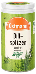 Ostmann Gewürze - Dillspitzen gerebelt | Ideel til kartoffelsalat, fiskeretter og sennepssauce 12,5 g in der Streudose
