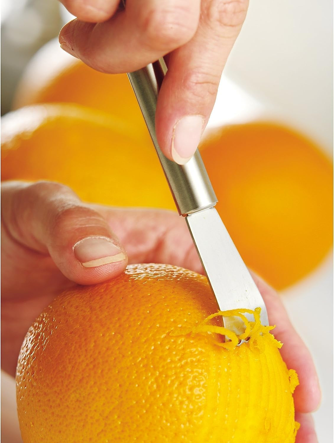 WMF Profi plus răzuitor de lămâie 14,5 cm, oțel inoxidabil Cromargan Peeler Naty Shop