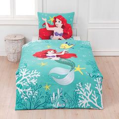 Arielle Meerjungfrau Bettbezug Bettbezug 135X200 80X80 Baumwolle · Kinderbettwäsche Für Mädchen Disney Prinzessin Mermaid · 2 Teilig Naty Shop