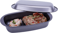 Chg 9942-04 Bratenform Mit Deckel, Antihaftbeschichtet, Anthrazit-Metallic, 37 X 20 X 7 Cm Matrite si tavi pentru copt Naty Shop