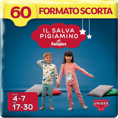 Pampers Il Salvapamino 4-7 år, bulkpakning, 60 bleer, str. S/M (17-30 kg)