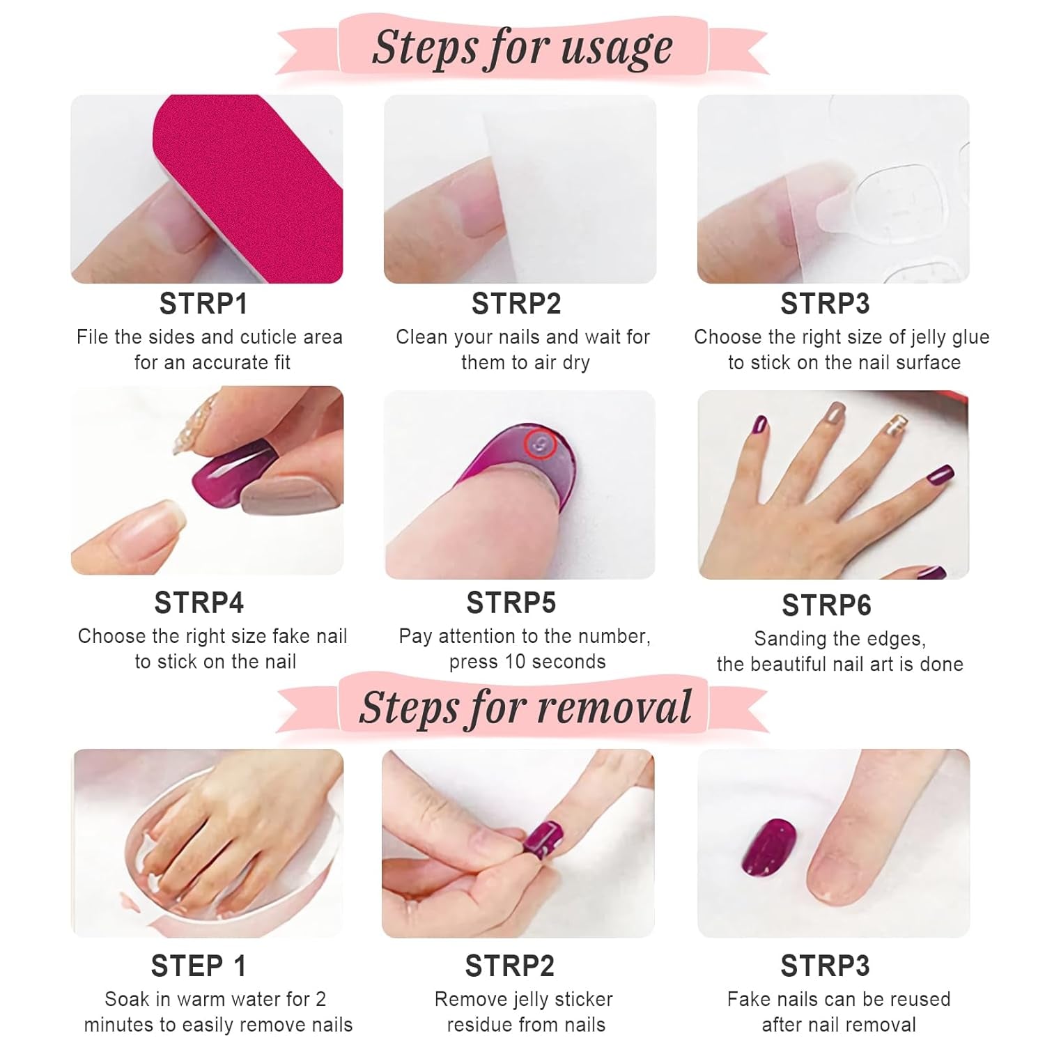 24 bucăți unghii French Press pe unghii, scurte, argintii strălucitoare, cu design, unghii artificiale ovale, unghii de lipit pe unghii acrilice lucioase, unghii false pentru femei și fete