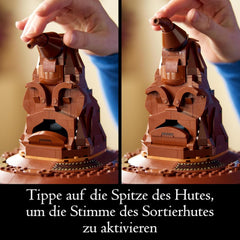 LEGO Harry Potter Talking Hat Hogwarts Model Voksen Film Gave Til Kvinder Mænd Mor Far Med 31 tilfældige lydkombinationer Sorterer dig ind i dit Hogwarts Hus 76429 Byggesæt Besuche den LEGO-Store