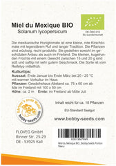 Miel Du Mexique BIO Tomatensamen Von Bobby-Seeds Portion