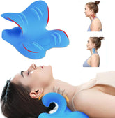 Neck Stretcher 2.0, Cloudy Neck Lefaya Neck Stretcher Orthopaedic Test Winner Neck Stretcher pentru a ușura durerea gâtului Premium Neck Hump Neck Cloud corectează postura (albastru) Perne ortopedice cervicale Naty Shop Titlu implicit