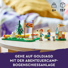LEGO Friends Bueskydning på Adventure Camp Kids Byggelegetøj med bue og pil, 2 figurer og en vask, til piger og drenge i alderen 6+ 42622 Byggesæt Besuche den LEGO-Store