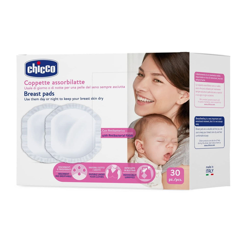 Chicco Acterielle Natural Feeling ammeindlæg, 30 stk. Mad og ammetilbehør Bebe Naty Shop