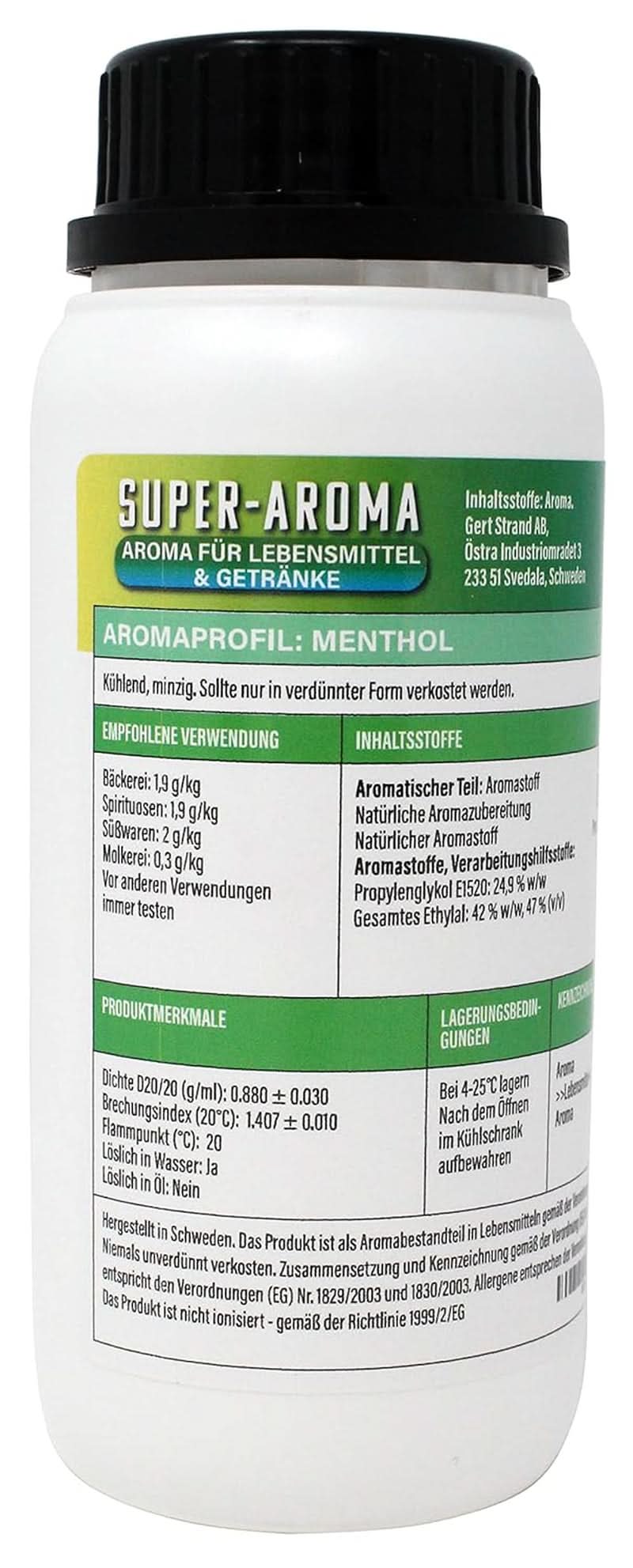 Mentholkoncentrat 280 ml Arome Naty Shop