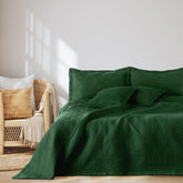 Ameliahome Sengetæppe 170X210 Cm Dobbeltsidet sengetæppe Ultrasonic Quilting Polyester Ophelia Dark Green Senge og tæpper Besuche den AmeliaHome-Store Ophelia Dark Green 170X210 Cm