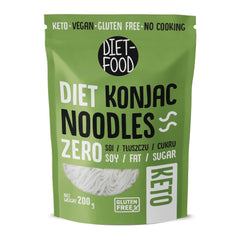 Diæt Shirataki Nudler | Low Carb Konjac Nudler | 200 gram veganske lavkalorie fedtfri sojafri glutenfri vandopløselige diætnudler