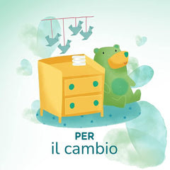 Pampers Acqua Pura babyservietter 468 count (3 pakke) - 99% vand, 100% bomuld, 0% plastik, alkohol og parabener - ideelle renseservietter til følsom hud, fugtig, uden tilsatte ingredienser