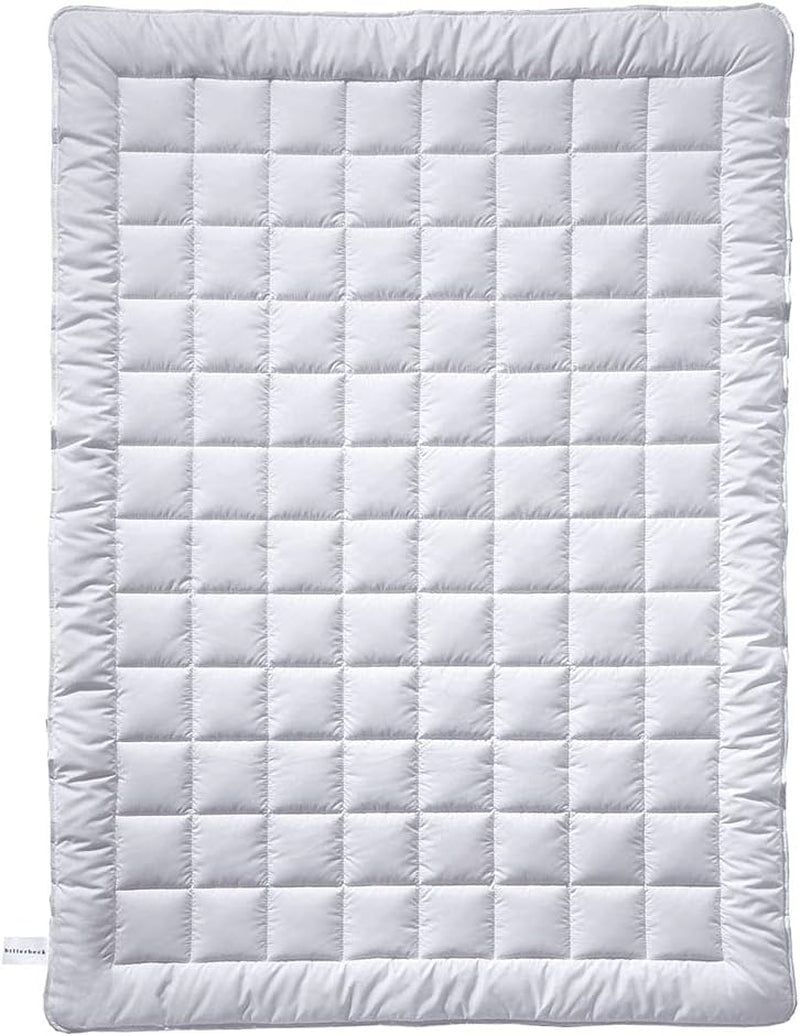 Billerbeck Lina Superlight Quilt - Linneddyne - 155 X 220 Cm - Sommerdyne, køledyne, let sommerdyne - 70% hør, 30% bomuld, hvide dyner og dyner Naty Shop Standardtitel