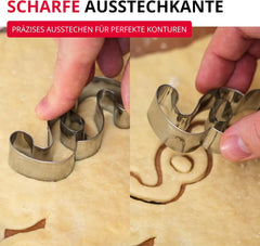 Formă de biscuiți Westmark în formă de paragraf – Forme de biscuiți din oțel inoxidabil pentru avocați și profesioniști din domeniul juridic – Formă precisă pentru aluat, brânză, legume și decorațiuni pentru petreceri, 8 cm