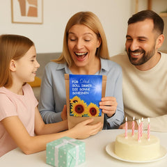 Gave til kvinder - Må solen altid skinne for dig - Solsikkedyrkningssæt, Overraskelsestaske til gaveideer, Plantesæt