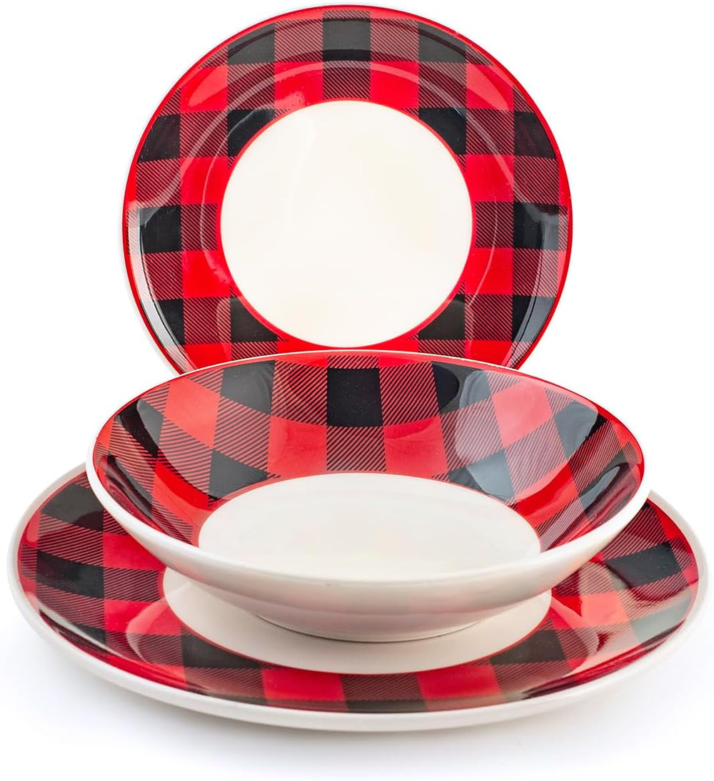 Servizio Tavola Natalizio 18 Pezzi Scoția