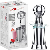 Clatronic® Barmixer U. Milchaufschäumer | Smoothiemaskine | 650Ml Edelstahlbehälter | Praktischer Becherhalter | Blander | 2 Geschwindigkeitsstufen | Kraftvoller 65 Watt Motor | Chromdesgin | BM 3472 Køkken Naty Shop