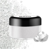 Spiselig glitter, 10 gram, forskellige farver Glitter Naty Shop White