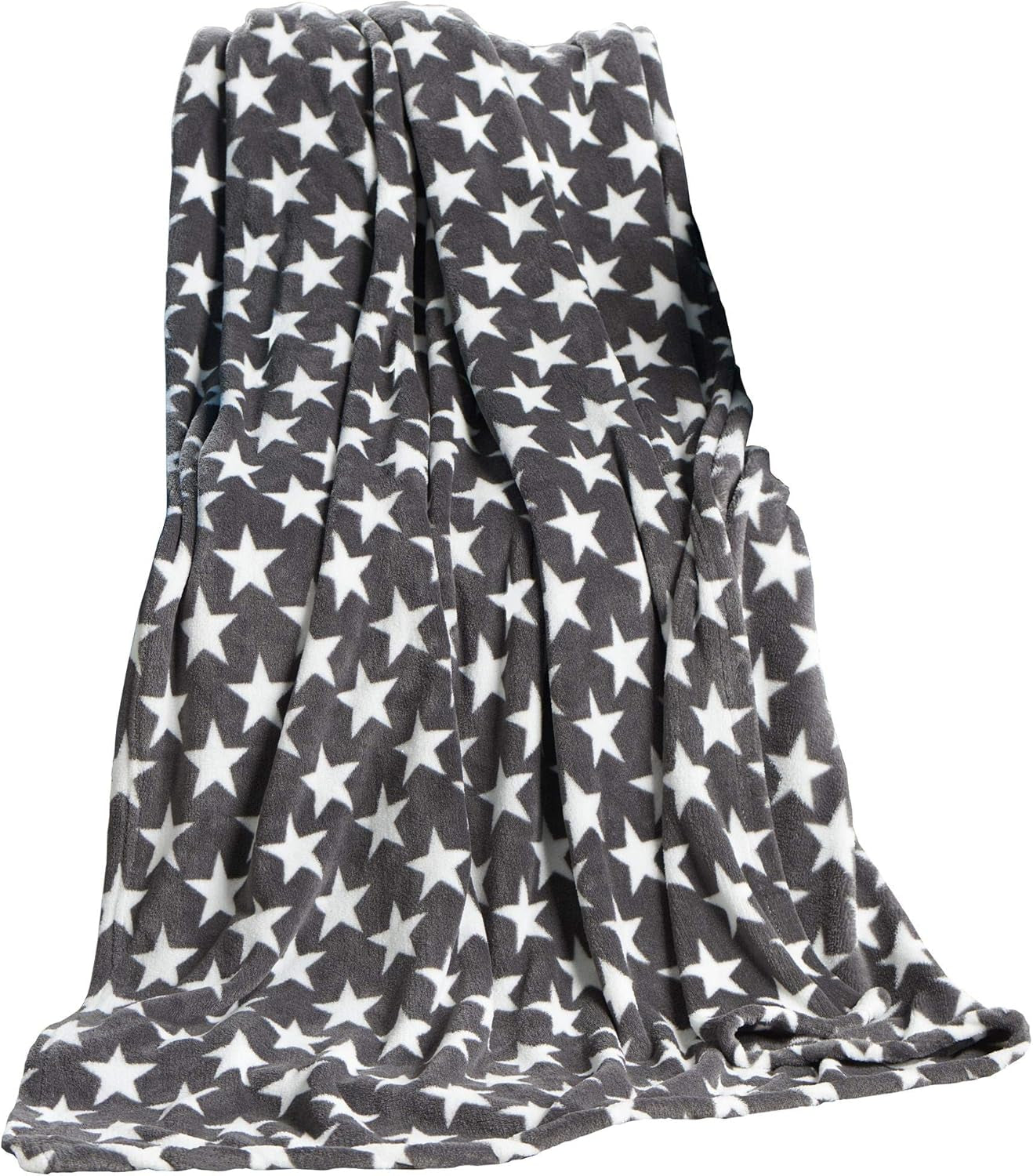 Celinatex pătură pufoasă 150 X 200 Cm Bordeaux pătură canapea canapea pătură moale stele Microfibre Fleece Oeko-Tex Moonlight Paturi si Cuverturi Besuche den CelinaTex-Store Stele gri 150 X 200 Cm