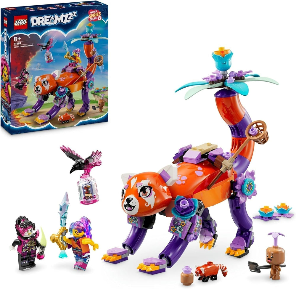LEGO Dreamzzz 3-i-1 Izzies drømmedyr, magisk æg med svimlende og svimlende minifigurer og dyrefigurer, fantasilegesæt, gave til piger og drenge 8 år 71481 Byggesæt Besuche den LEGO-Store standardtitel