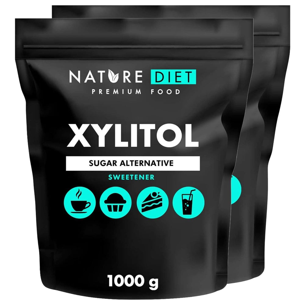 Nature Diet Xylitol, 1 kg sødemidler Naty Shop 2 x 1 kg Xylitol