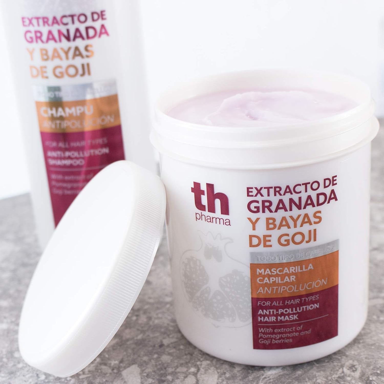 Mască de păr anti-poluare, 700 ml Masca de par Naty Shop