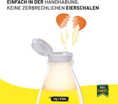 Flydende æggehvidemærke - 6x1 kg 100% naturlige proteiner