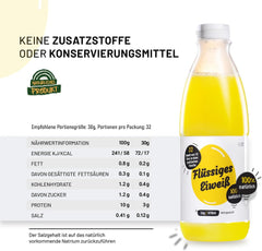 Flydende æggehvidemærke - 6x1 kg 100% naturlige proteiner