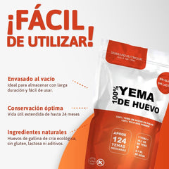 Serman Nutricion Bio Æggeblommepulver - Glutenfri Laktosefri