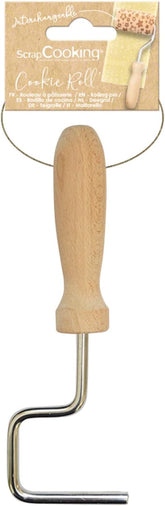 SKROTKOGNING - Griff für Mini-Holzwalze – Werkzeug für Dekoration, Kekse, Kekse, Kekse – 5300